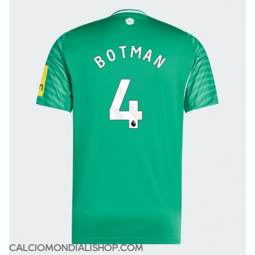 Maglie da calcio Newcastle United Sven Botman #4 Seconda Maglia 2025-26 Manica Corta